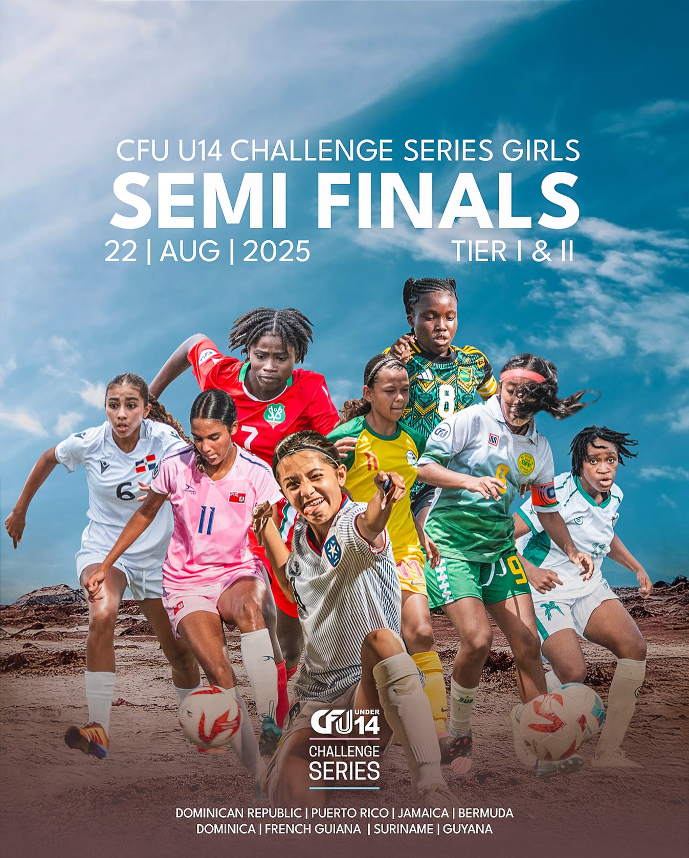 Dominica U14 Girls Top Their Group and March into the Semi-Finals